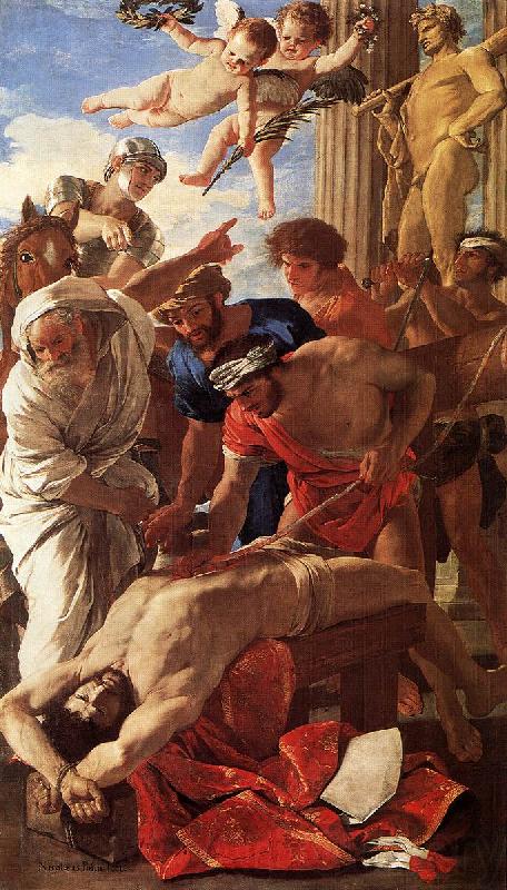 Nicolas Poussin The Martyrdom of St Erasmus France oil painting art